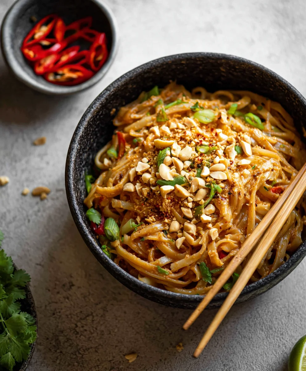 Spicy Peanut Butter Noodles- Quick & Flavorful Recipe