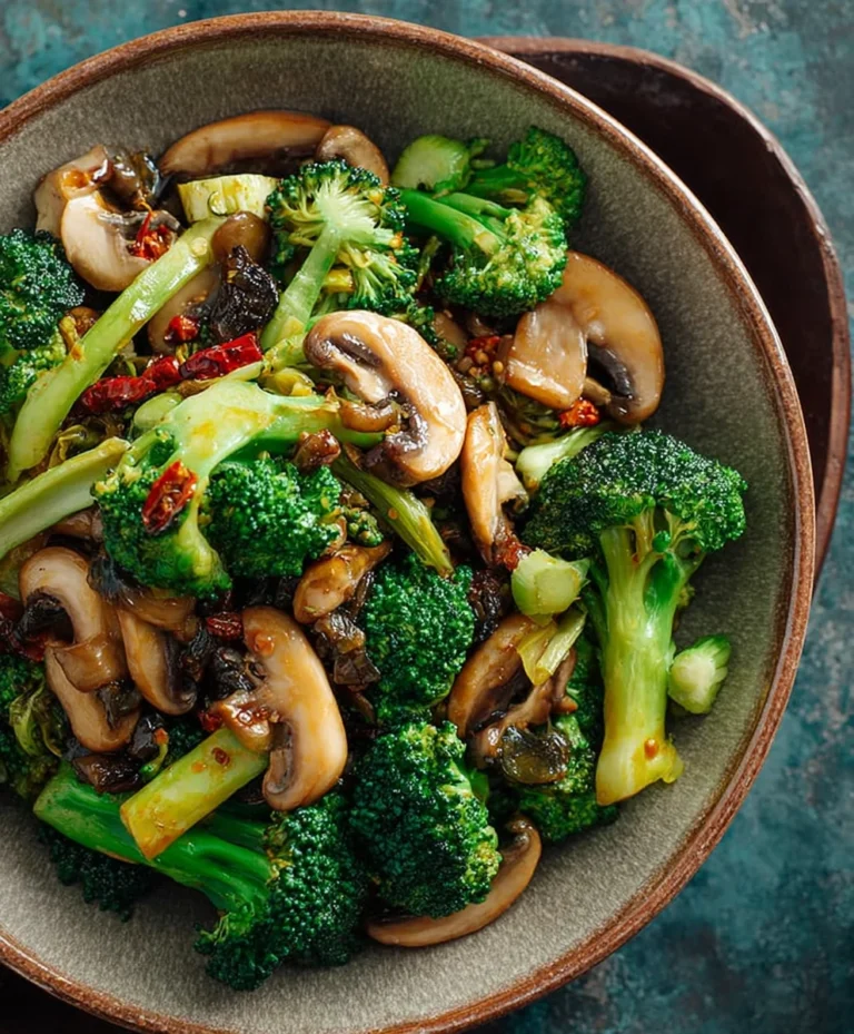 Beef Broccoli Mushroom Stir Fry Quick & Easy Recipe