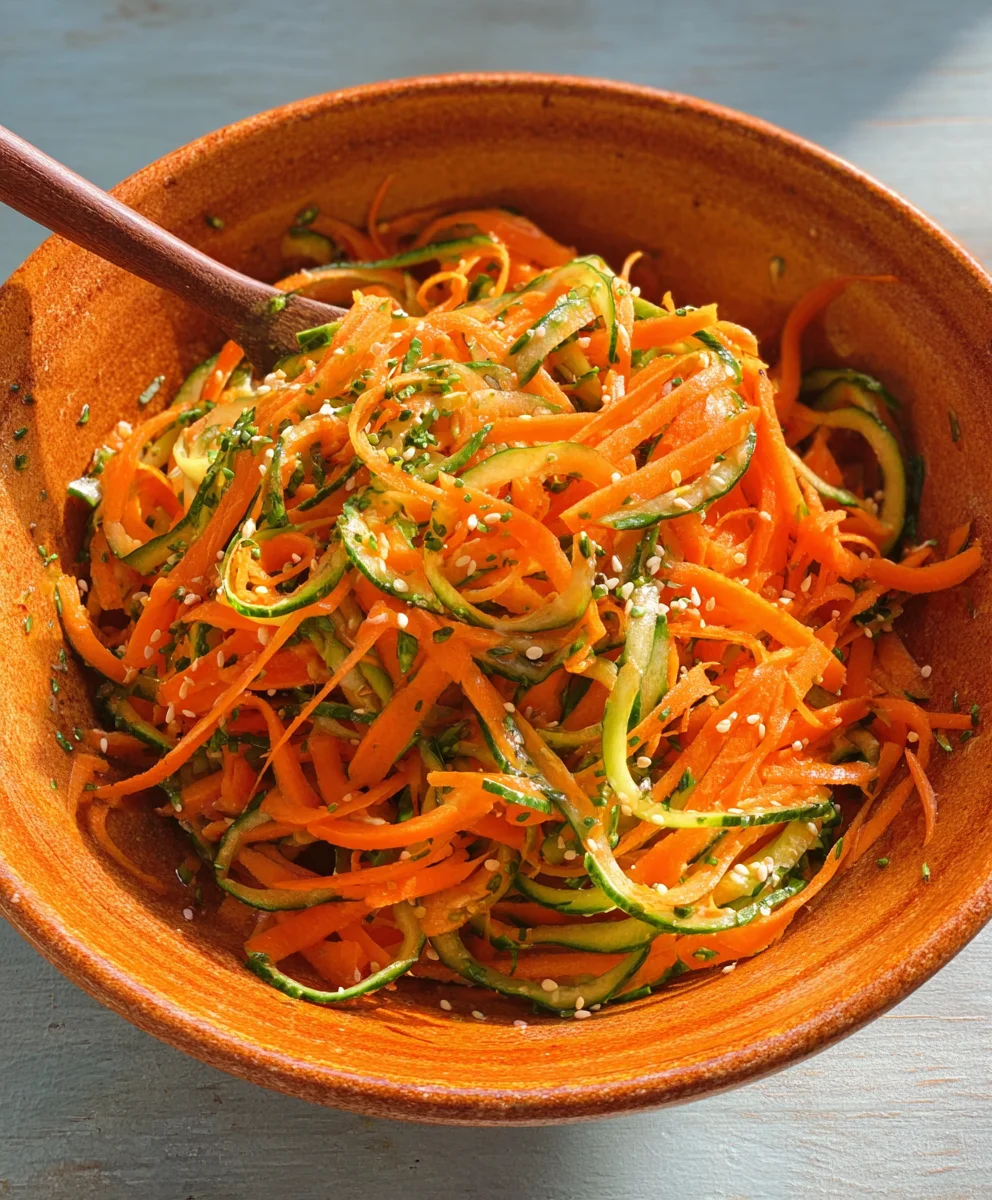Cucumber Carrot Salad - Fresh & Easy Recipe