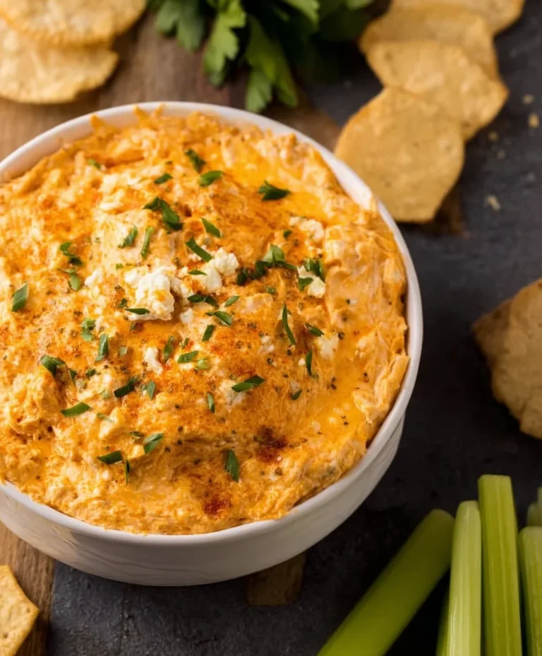 Easy Cheesy Buffalo Chicken Dip Recipe