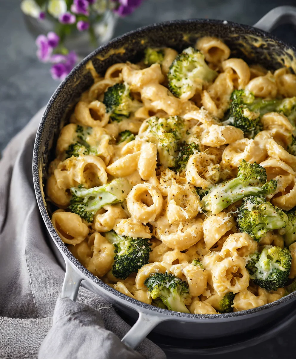 One Pot Healthy Broccoli Mac Cheese Recipe