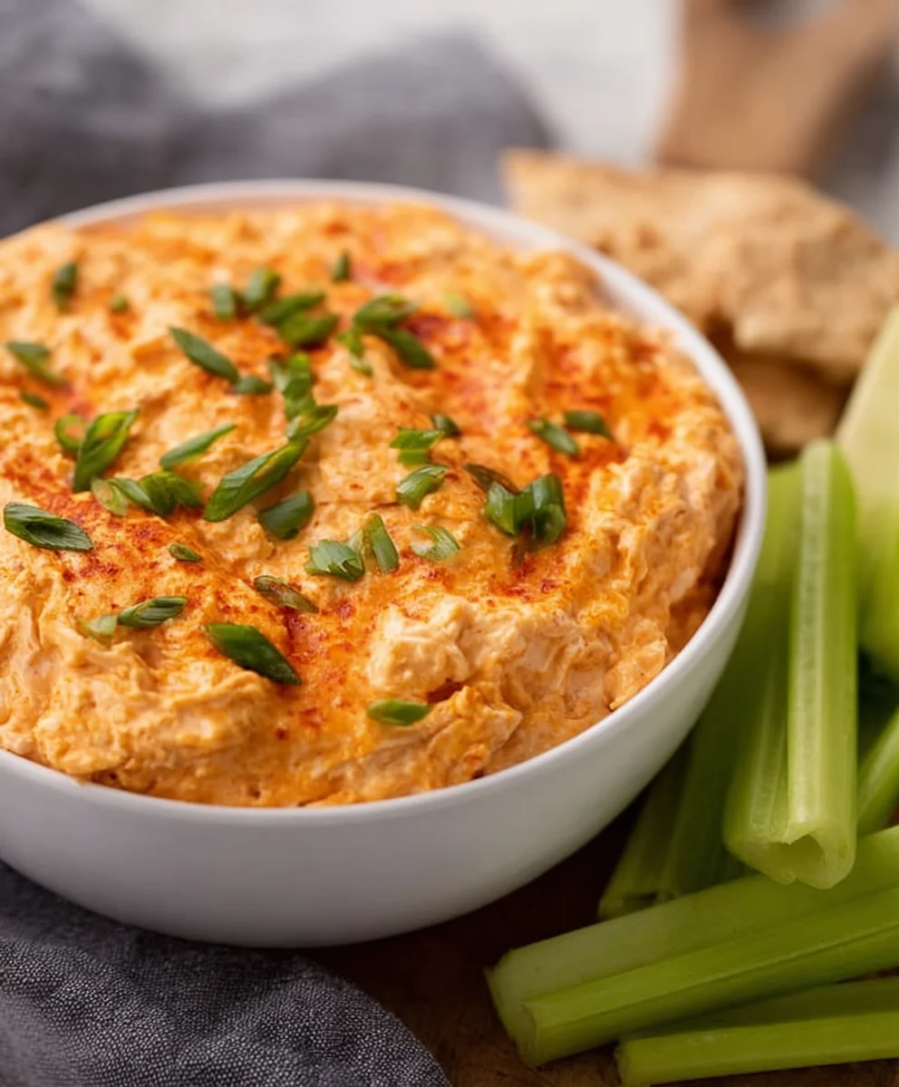 Easy Cheesy Buffalo Chicken Dip Recipe