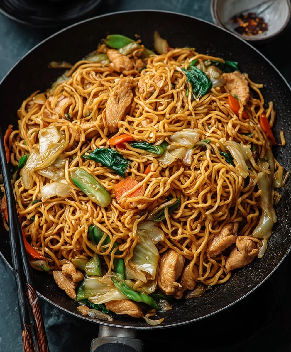 Easy Chicken Chow Mein Recipe - Delicious Stir Fry Noodles