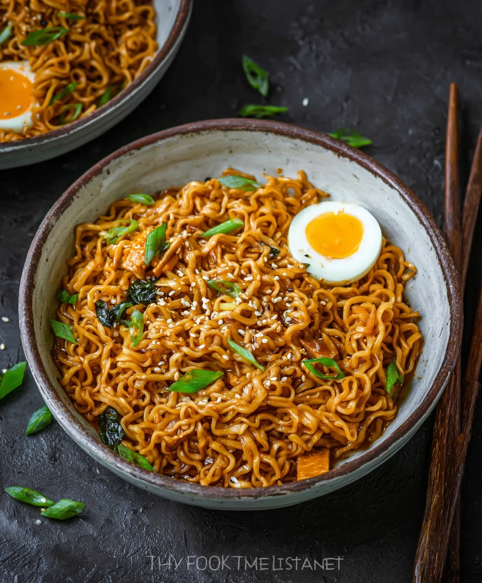 Easy Saucy Beef Ramen Noodles Recipe