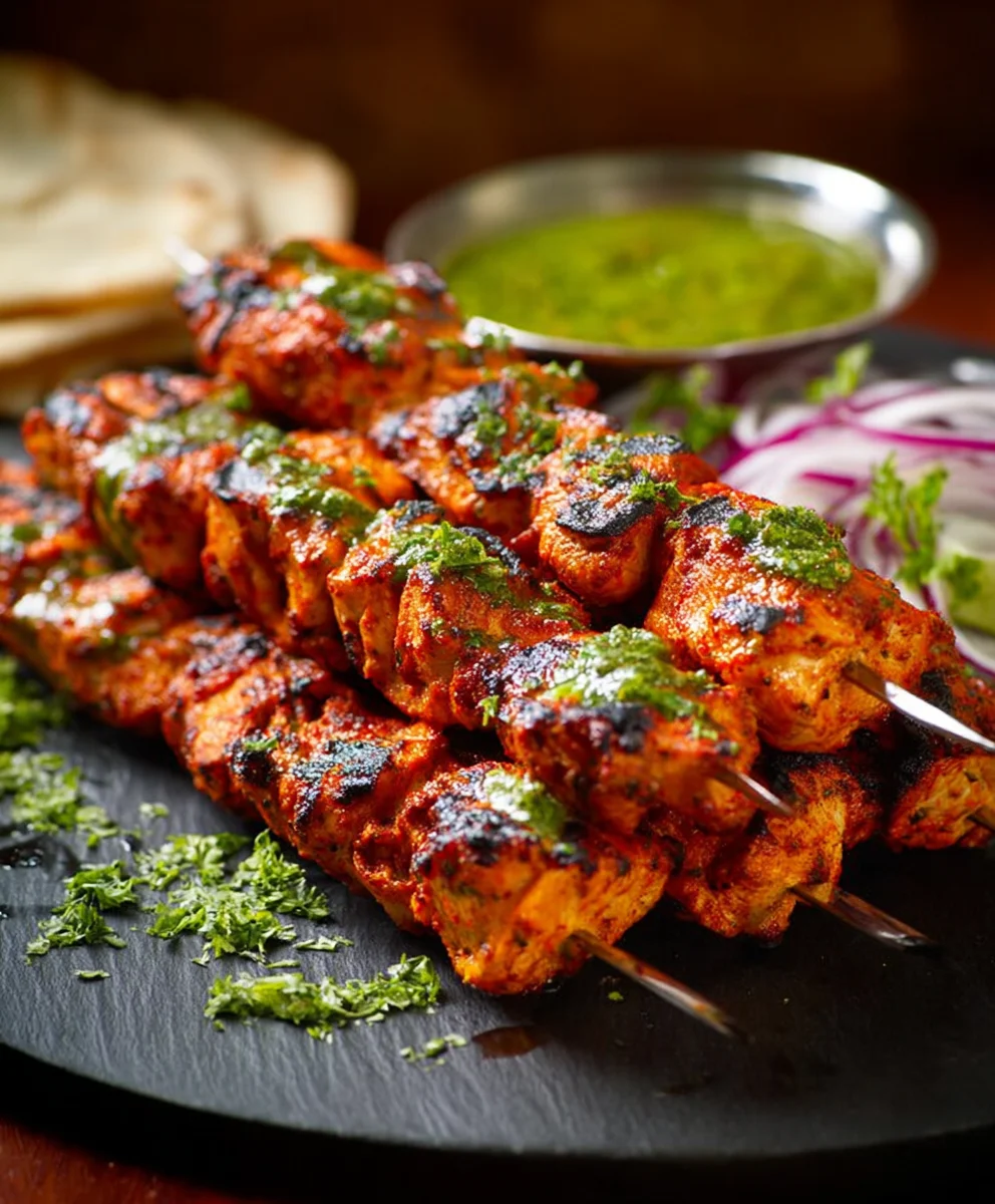 Easy Chicken Tikka Kebabs-Flavorful Grill Recipe