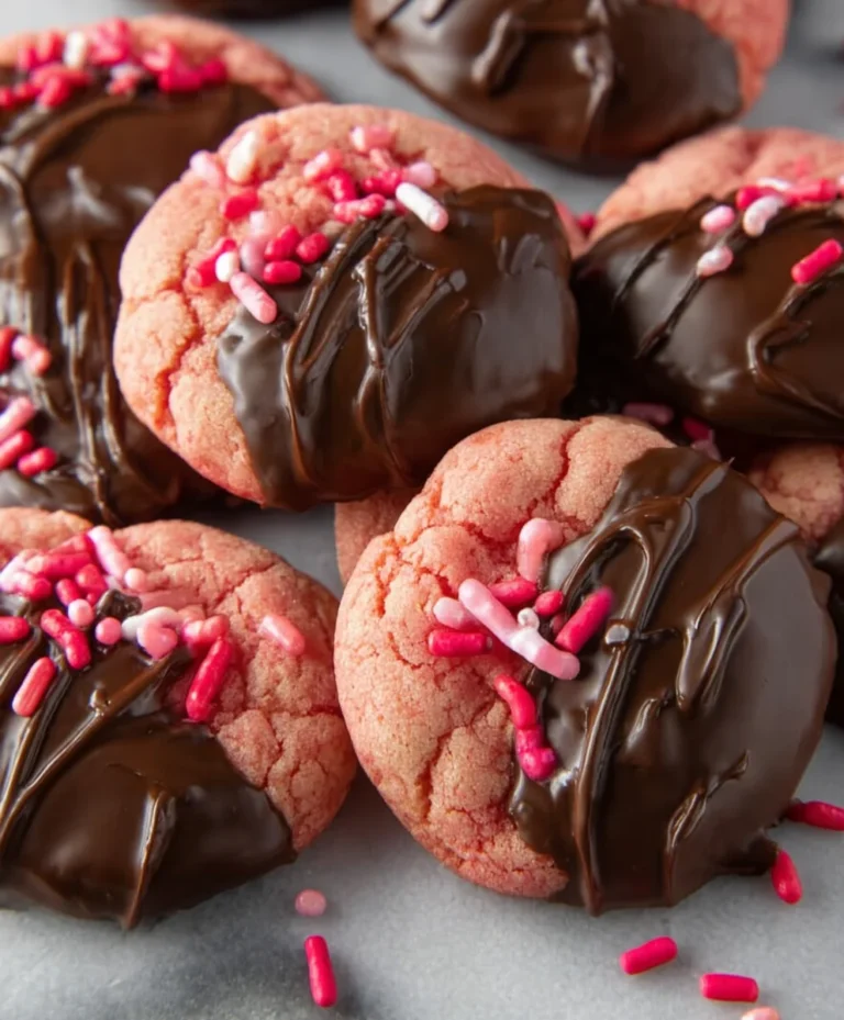 Decadent Chocolate Strawberry Cookies – Easy Recipe