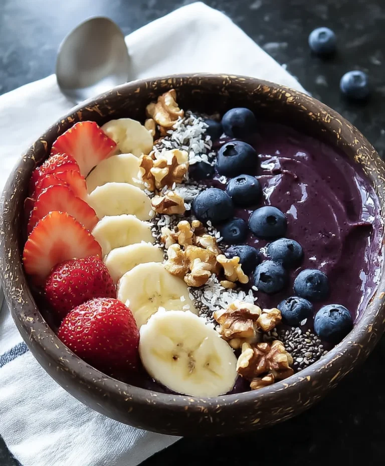 Easy Acai Breakfast Bowl- Refreshing & Healthy Start