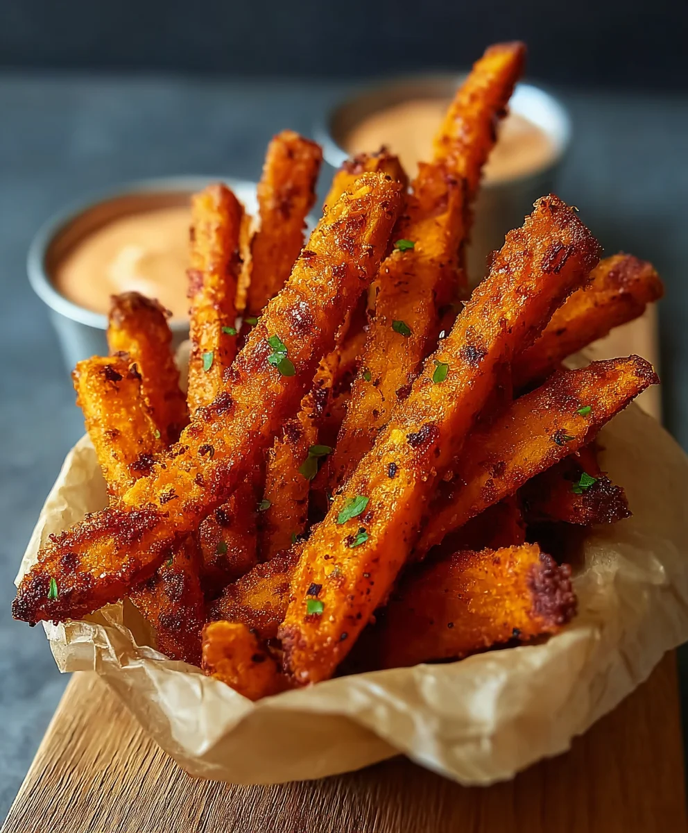 Crispy Oven Sweet Potato Fries - Easy Healthy Snack