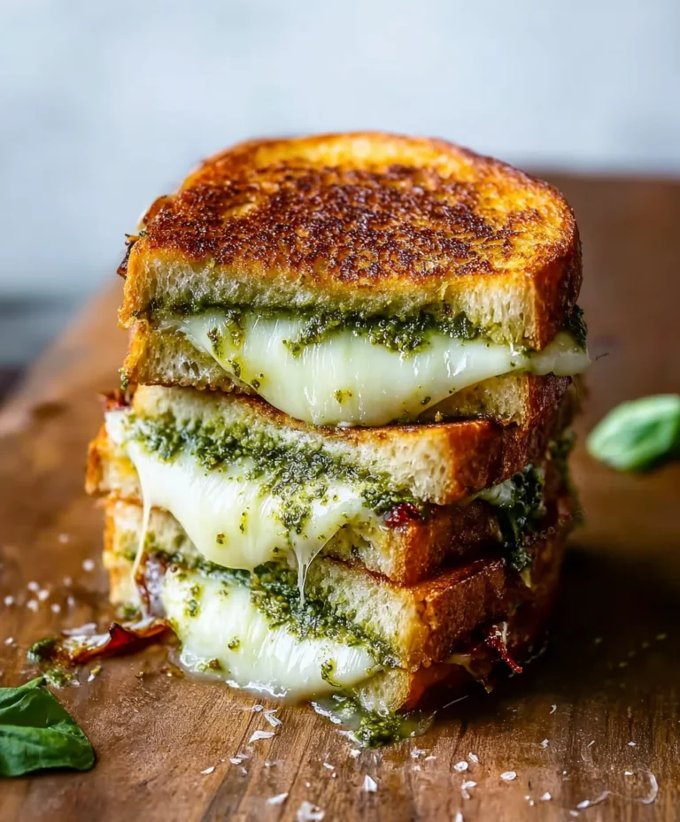 Sourdough Pesto Grilled Cheese – Gourmet Sandwich