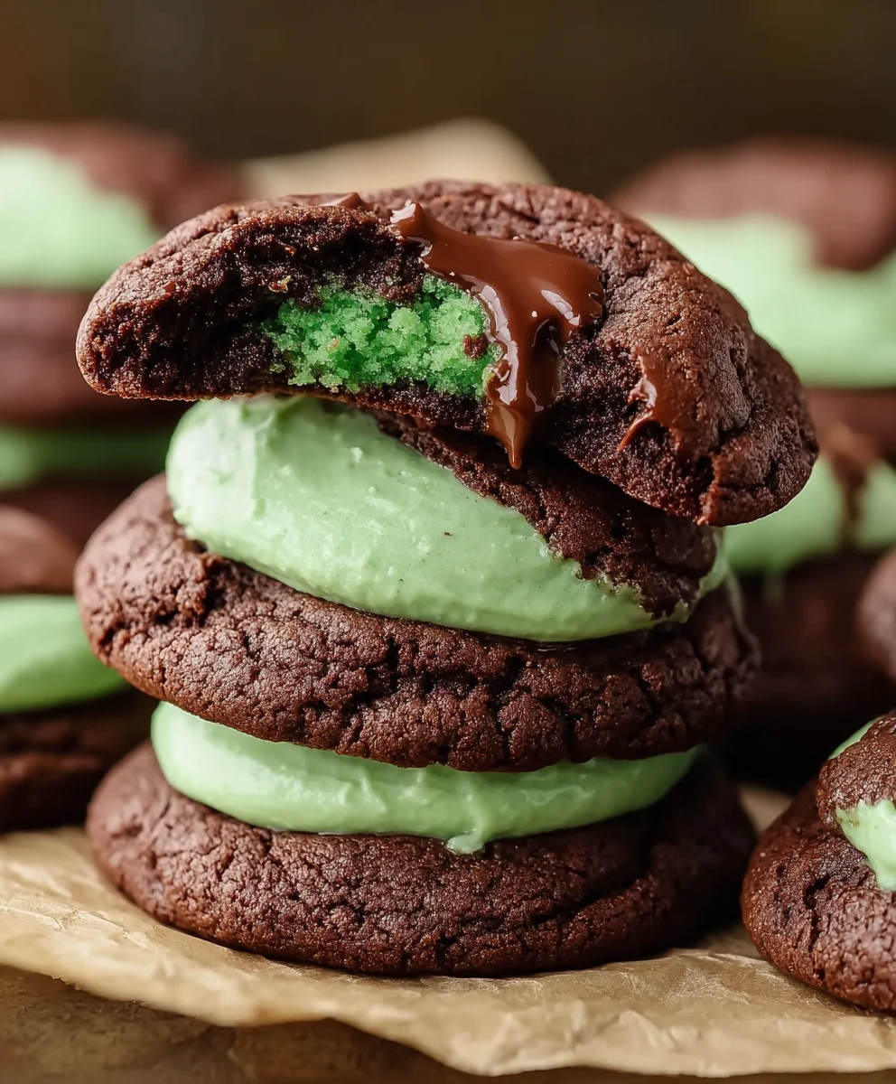 Easy Grasshopper Cake Mix Cookies-Quick Festive Treat
