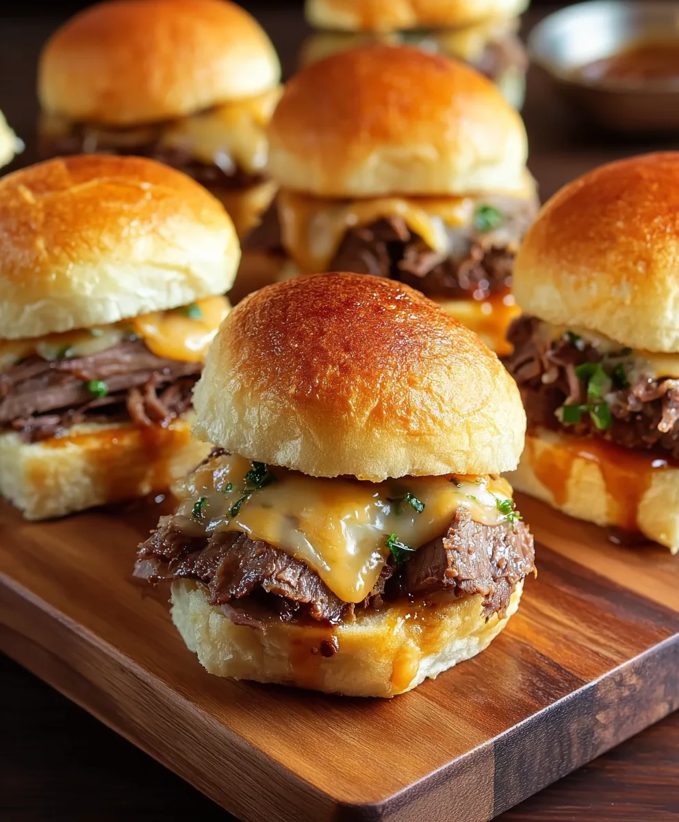 Roast Beef Cheddar Sliders- Easy & Delicious Recipe