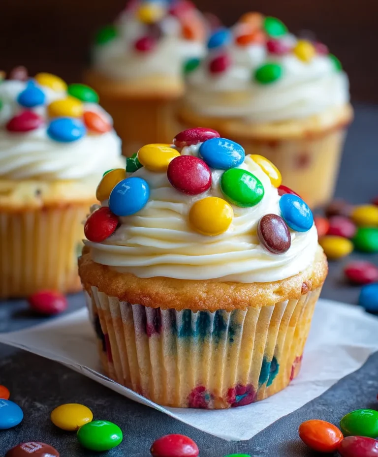 M-and-M Cupcakes Delicious Easy Recipe