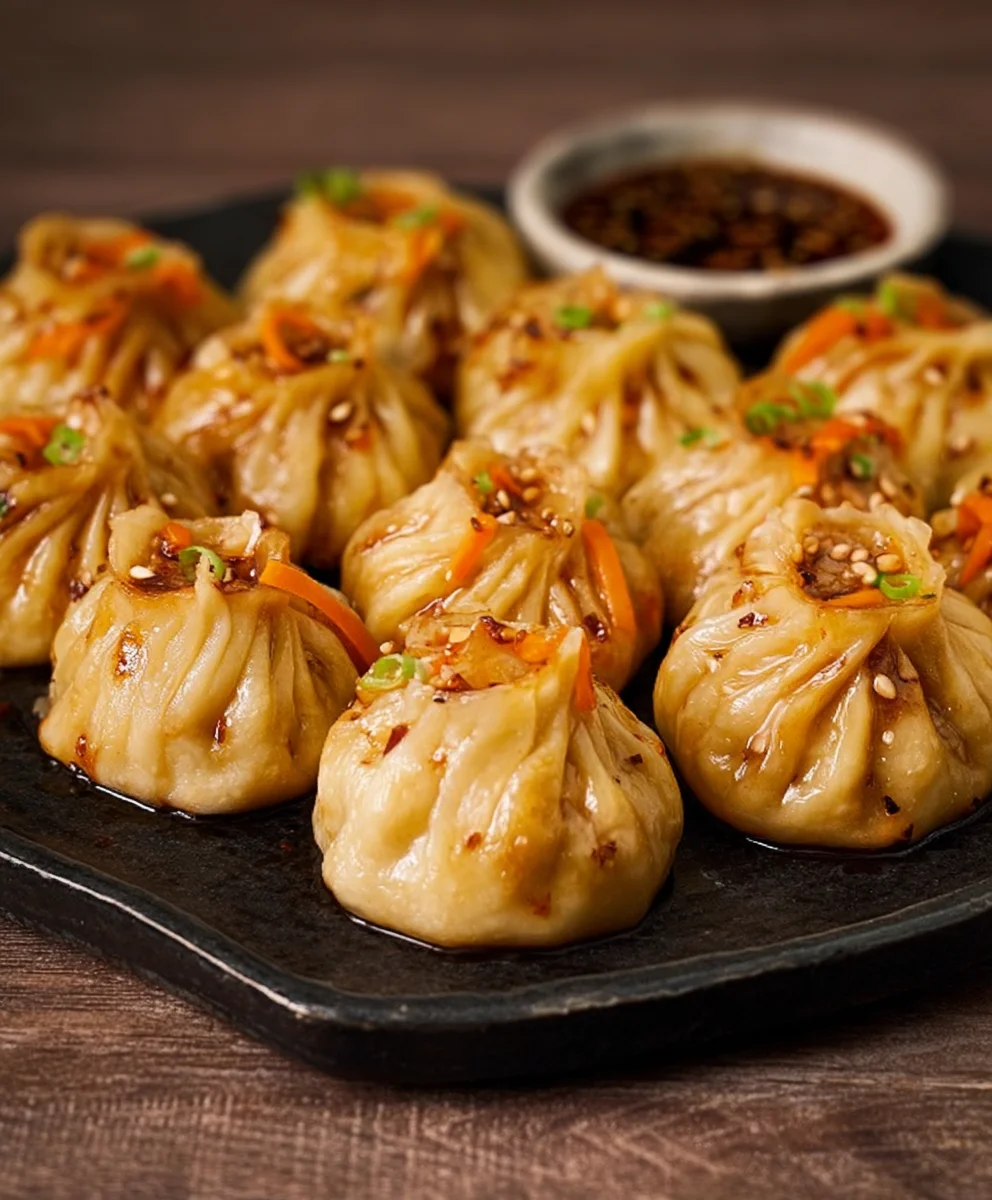Soyabean Momos Recipe-Healthy Veg Soya Momos