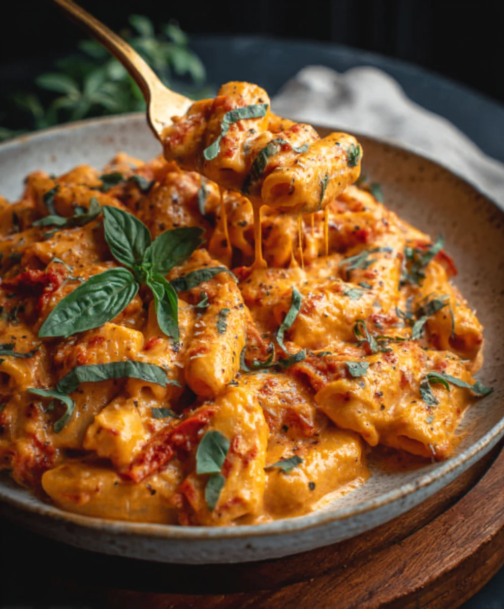 Creamy Tomato Garlic Pasta Recipe- Quick & Easy Comfort
