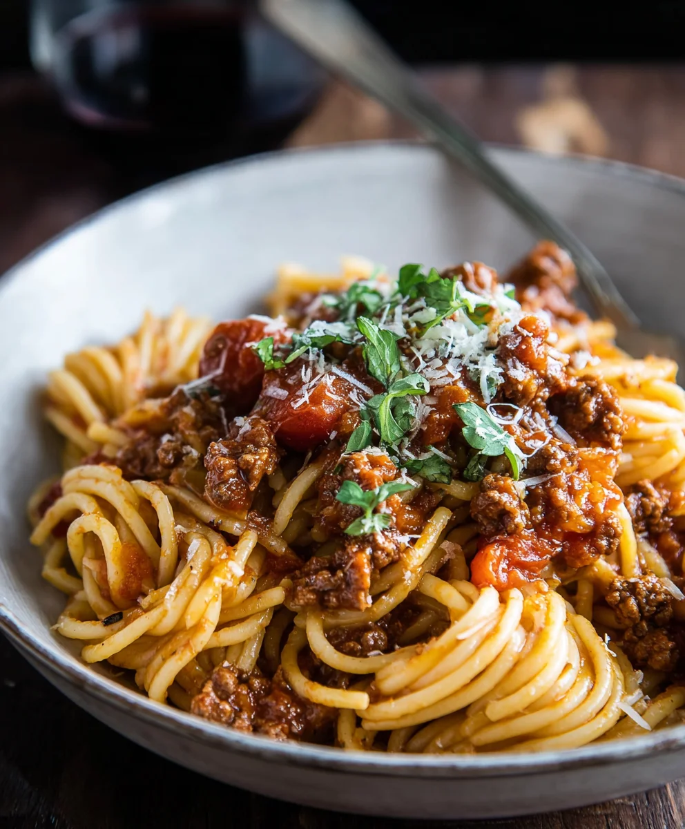 Beef Ragu Pasta - Easy Tomato Beef Pasta Recipe