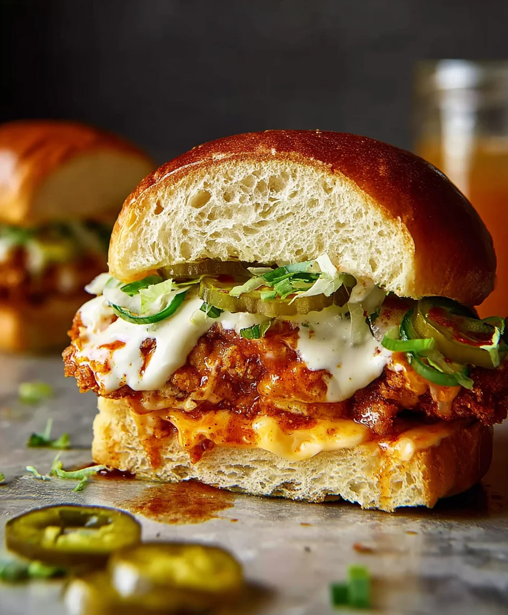 Spicy Baked Beef Nashville Hot Sandwich Recipe