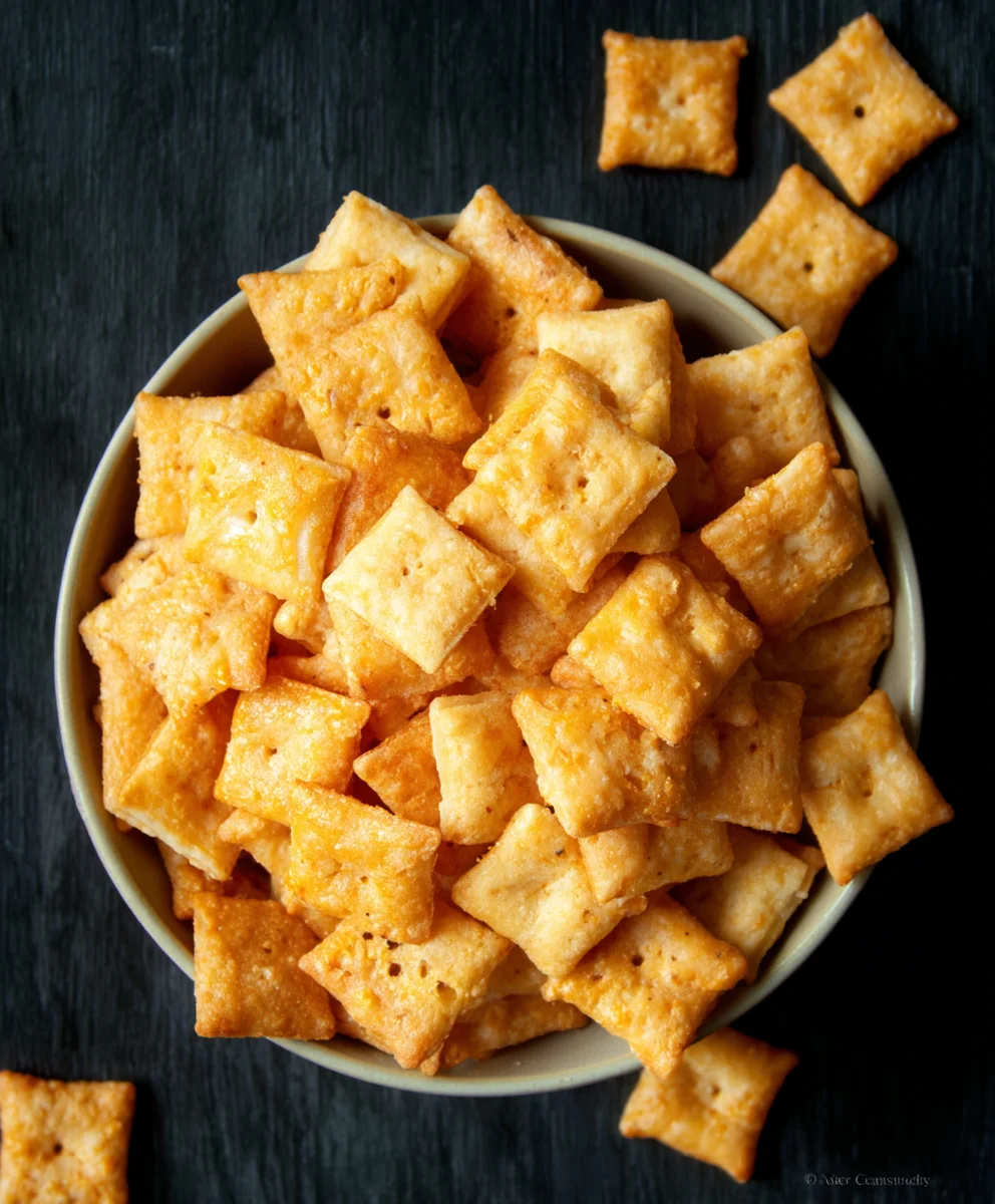 Gluten-Free Cheez-Its- Easy Homemade Cheesy Snack