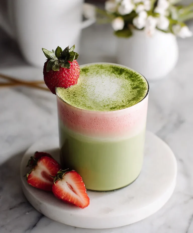 Strawberry Matcha Latte – Refreshing & Delicious Drink