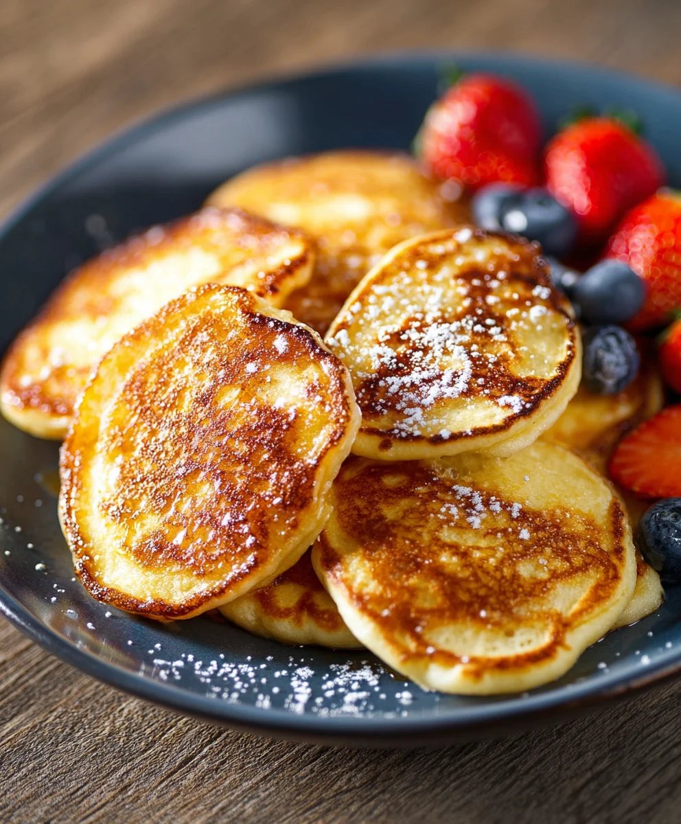 Easy Cottage Cheese Pancakes - Fluffy & Delicious