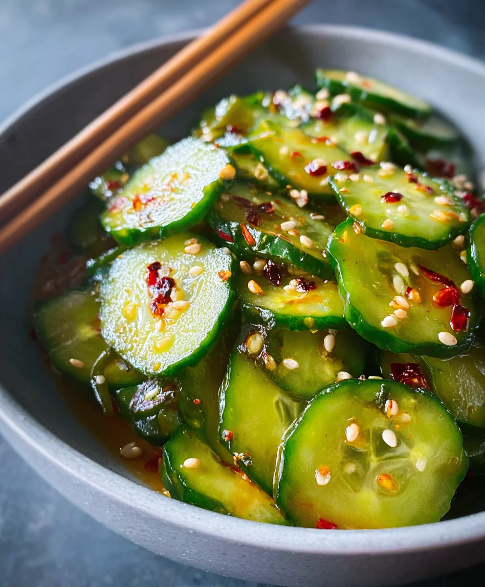 Easy Asian Cucumber Salad - Quick & Refreshing Side