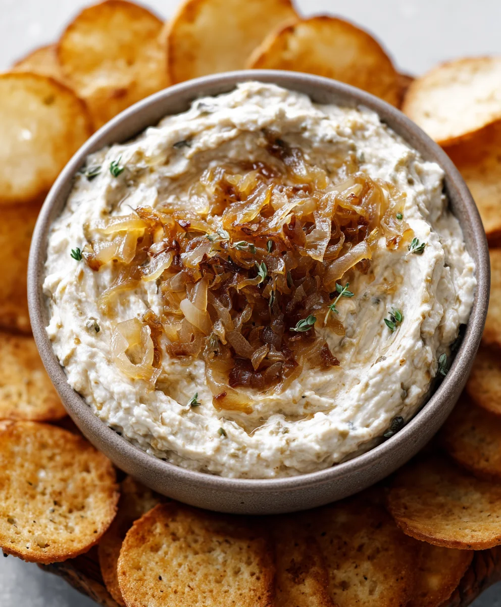 Gordon Ramsay Caramelized Onion Dip-Easy Recipe