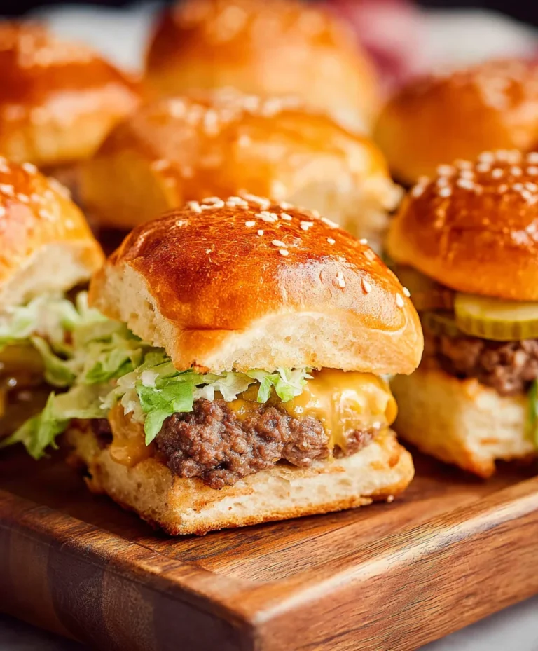 Big Mac Sliders- Copycat Burger Bliss