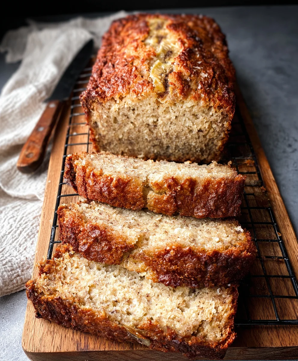Healthy Cottage Cheese Banana Bread Recipe