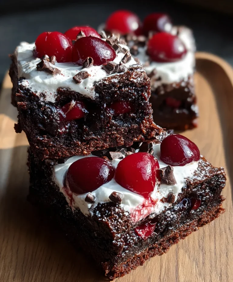 Small-Batch Black Forest Brownies – Decadent Treat