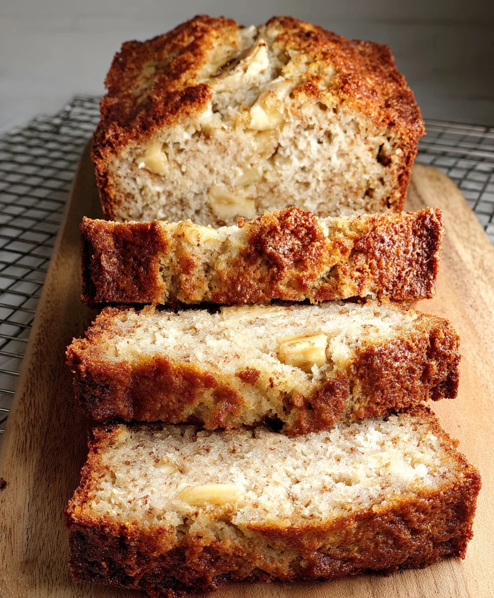 Healthy Cottage Cheese Banana Bread Recipe