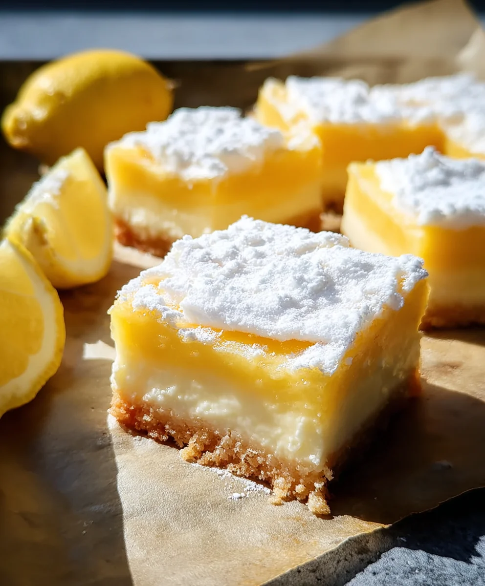 Tangy Citrus Dessert Squares-Bright & Zesty Treat