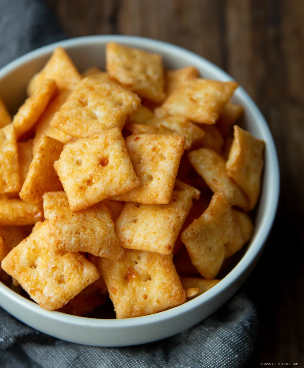 Gluten-Free Cheez-Its- Easy Homemade Cheesy Snack