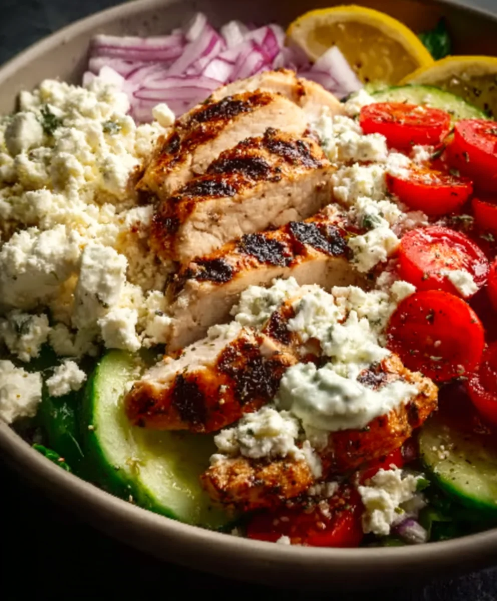 Greek Chicken Bowls- Easy Healthy Meal