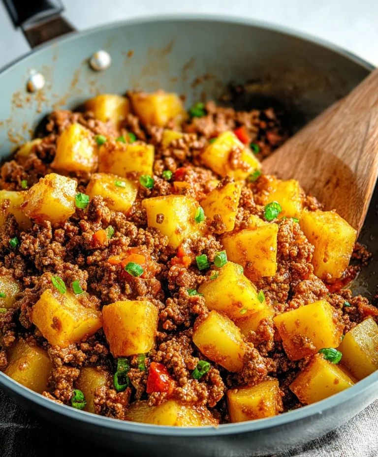 Easy Ground Beef and Potatoes Dinner Recipe