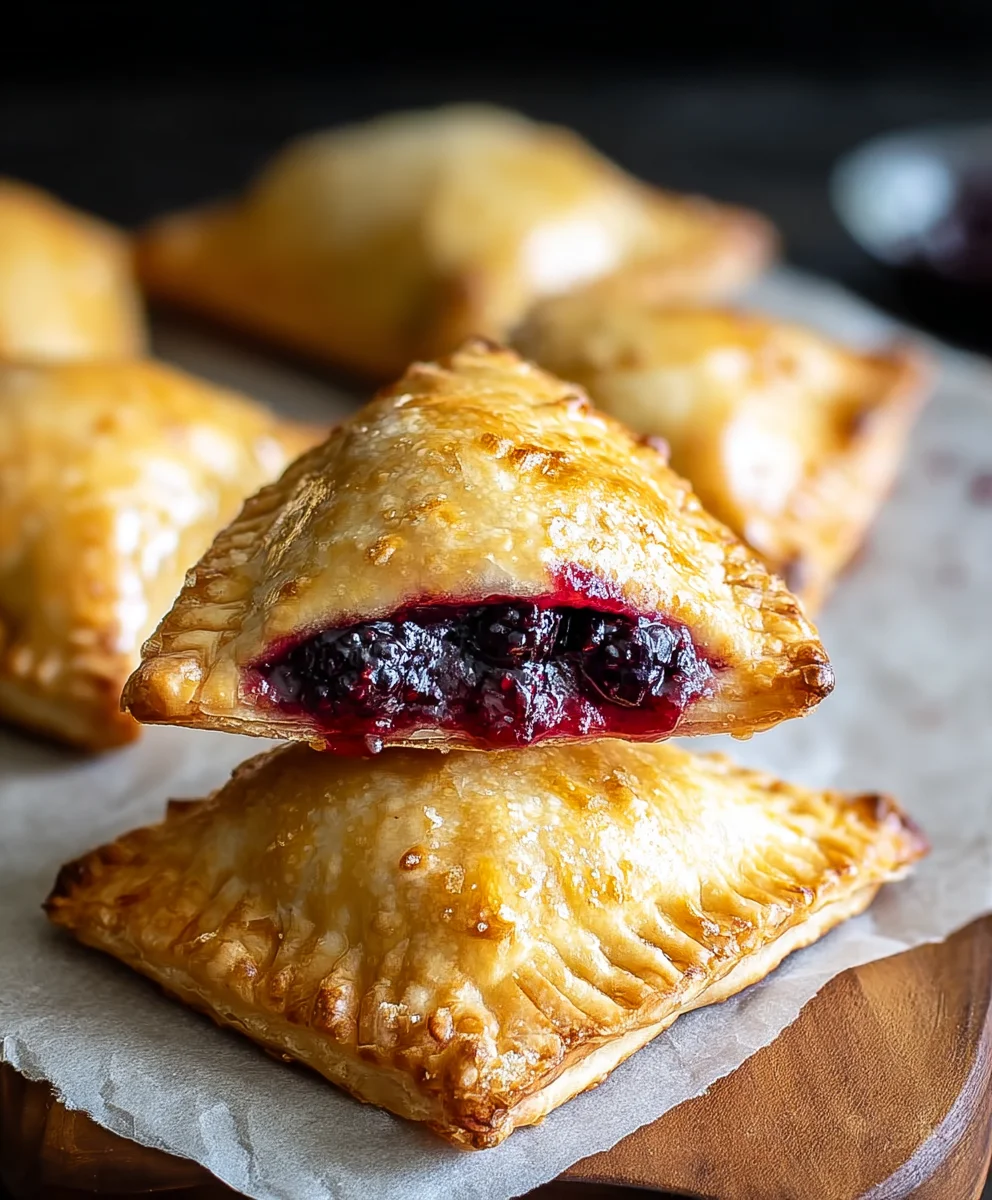 Blackberry Hand Pies- Sweet & Easy Recipe