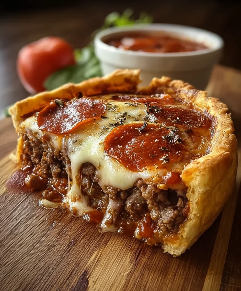 Pizza Burger Pie Recipe- Delicious Beef Twist