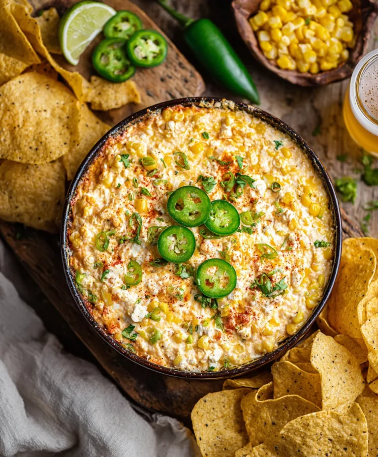 Crockpot Jalapeno Corn Dip – Spicy & Cheesy Crowd Pleaser