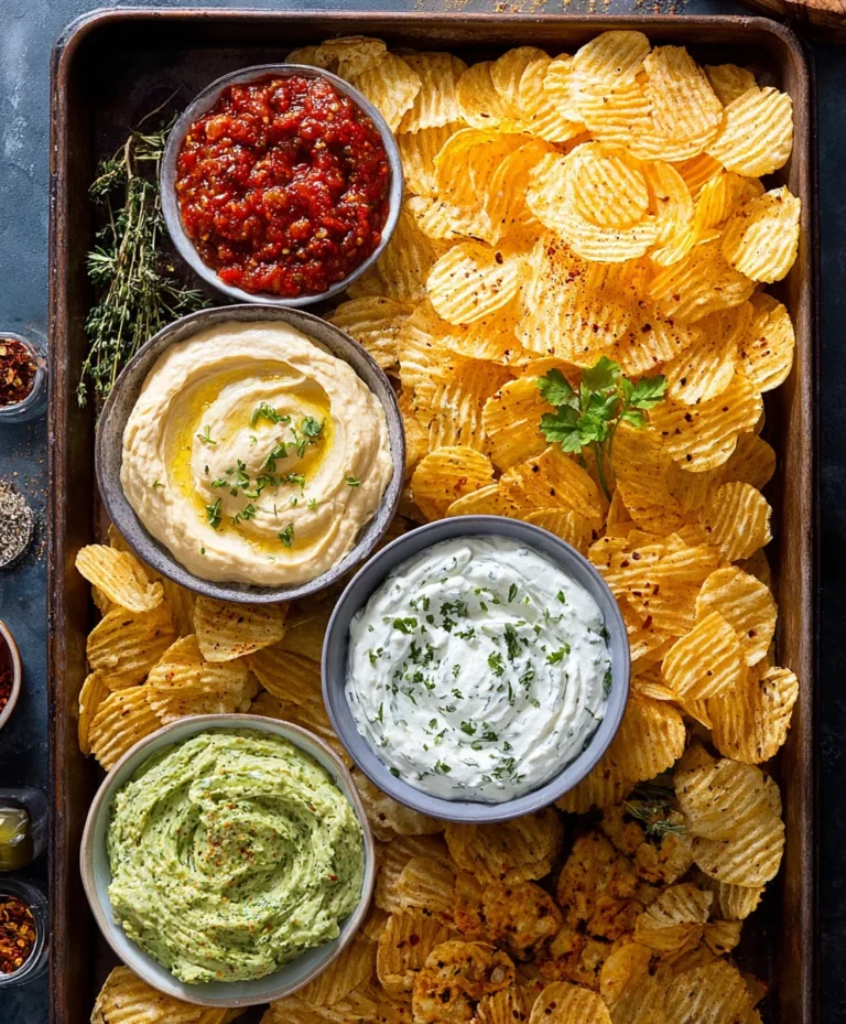 Easy Chips and Dip Platter Recipe – Party Favorite