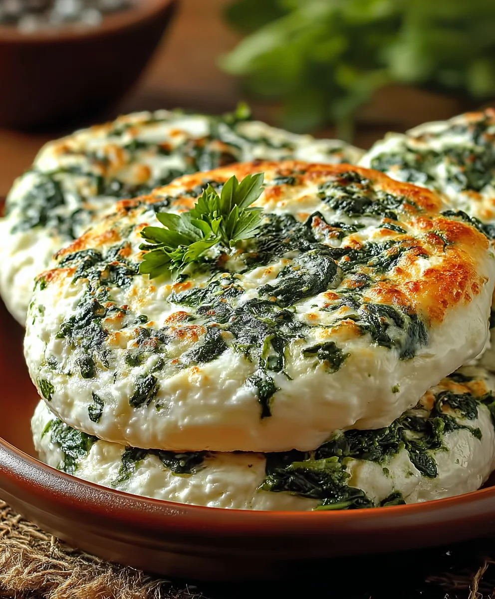 Easy Spinach Cottage Cheese Flagels - Delicious Anytime
