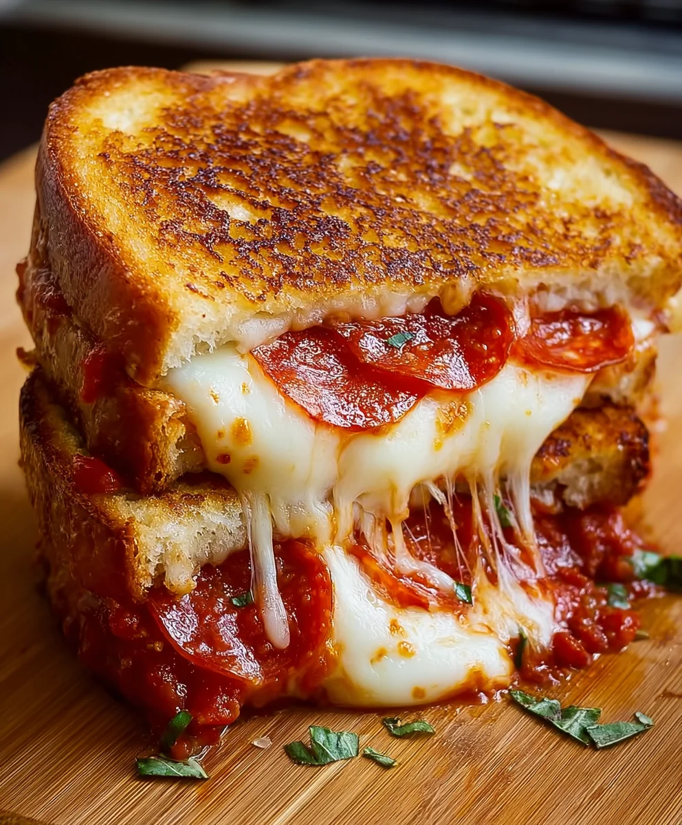Quick Pizza Grilled Cheese Recipe- Easy & Delicious