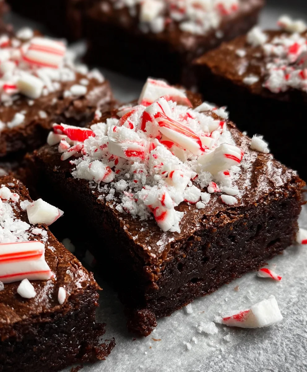 Peppermint Brownies-Cool Minty Chocolate Indulgence