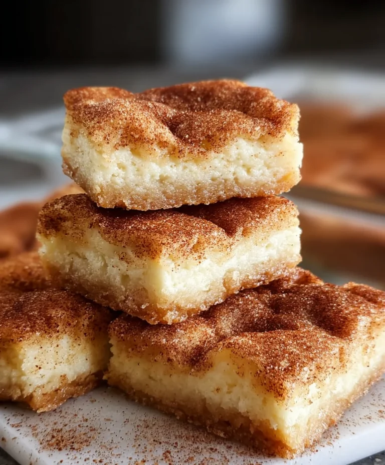 Easy Snickerdoodle Cookie Bars Recipe