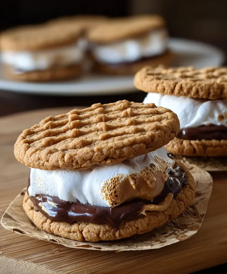 Peanut Butter S-mores Cookie Sandwich Deliciousness