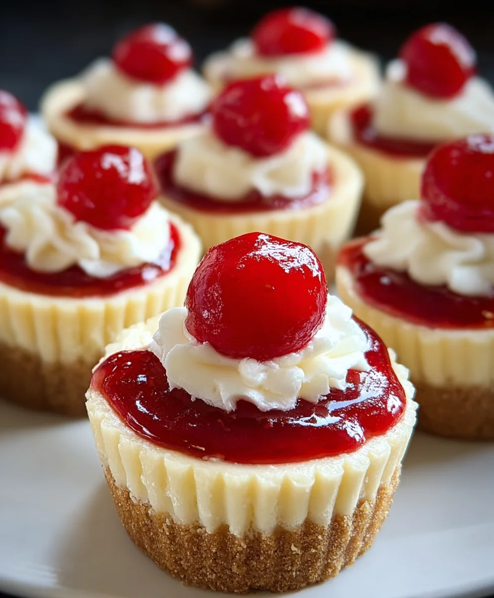 Super Easy Mini Cheesecakes Vanilla Wafer Crust