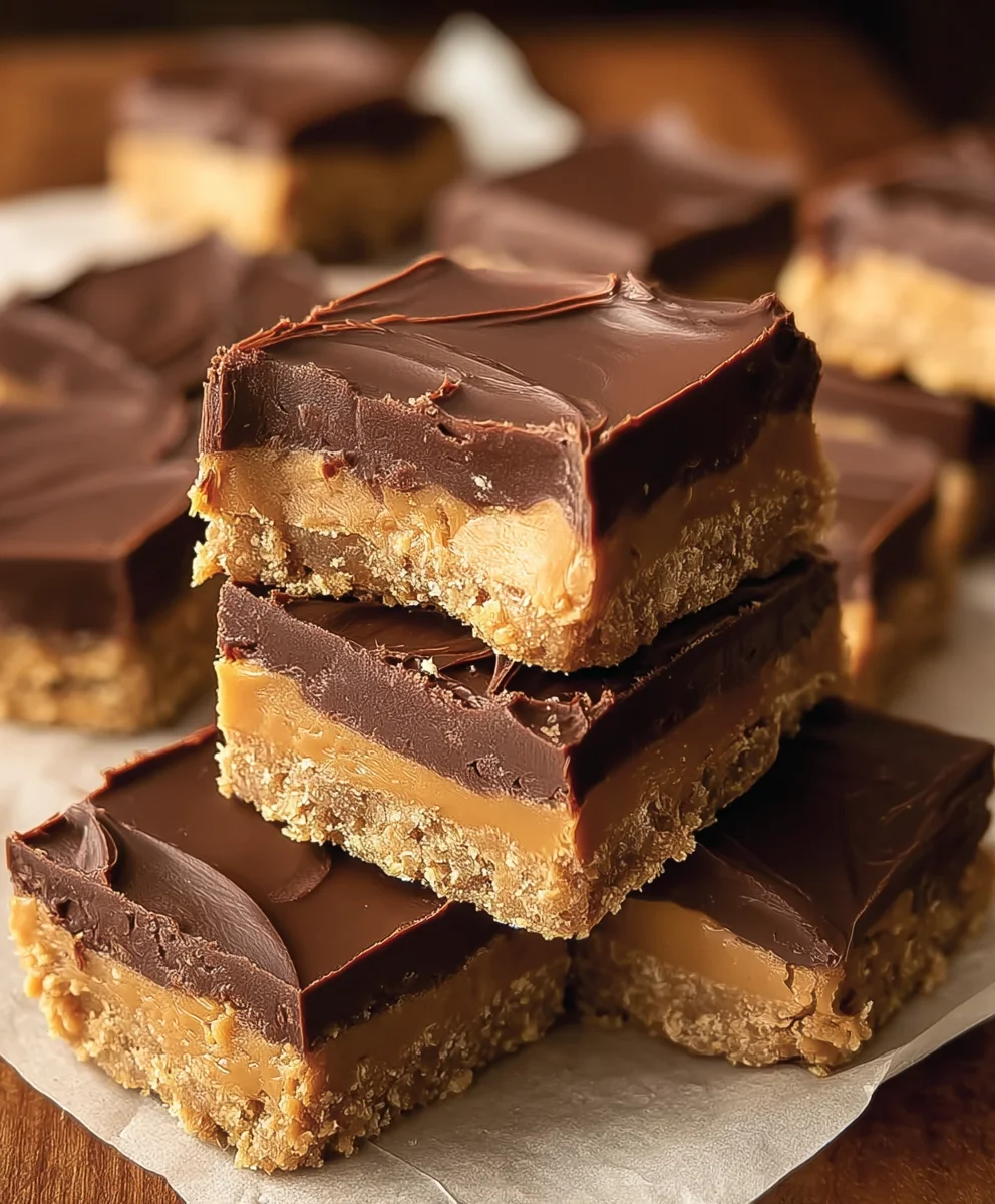 Decadent Chocolate Peanut Butter Bars-Easy & Delicious