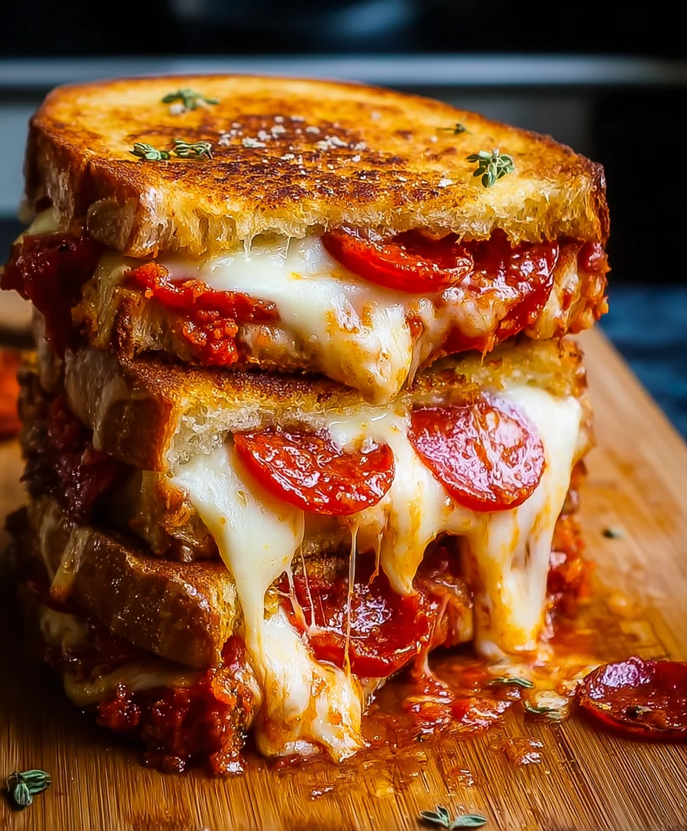Quick Pizza Grilled Cheese Recipe- Easy & Delicious