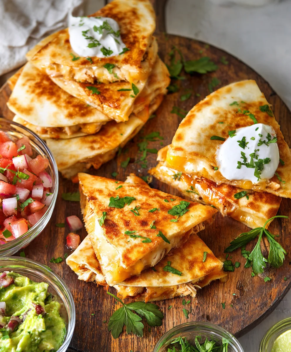 Easy Mini Chicken Quesadillas Recipe-Quick Snack