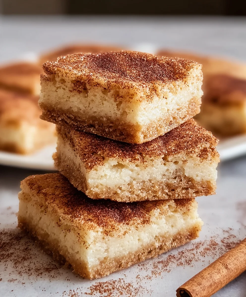 Easy Snickerdoodle Cookie Bars Recipe