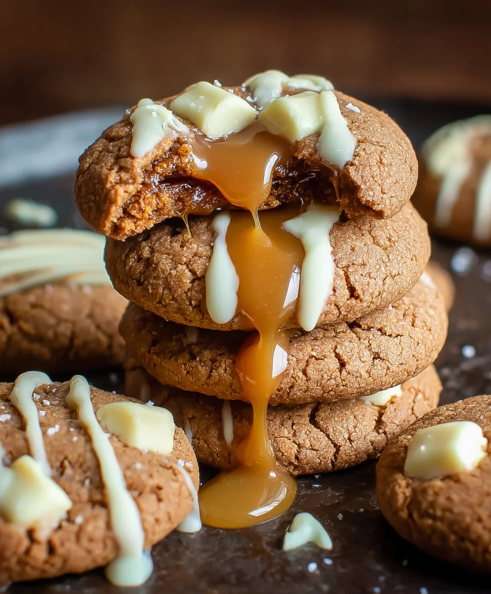 Caramel Gin Extract Extract White Chocolate Cookies