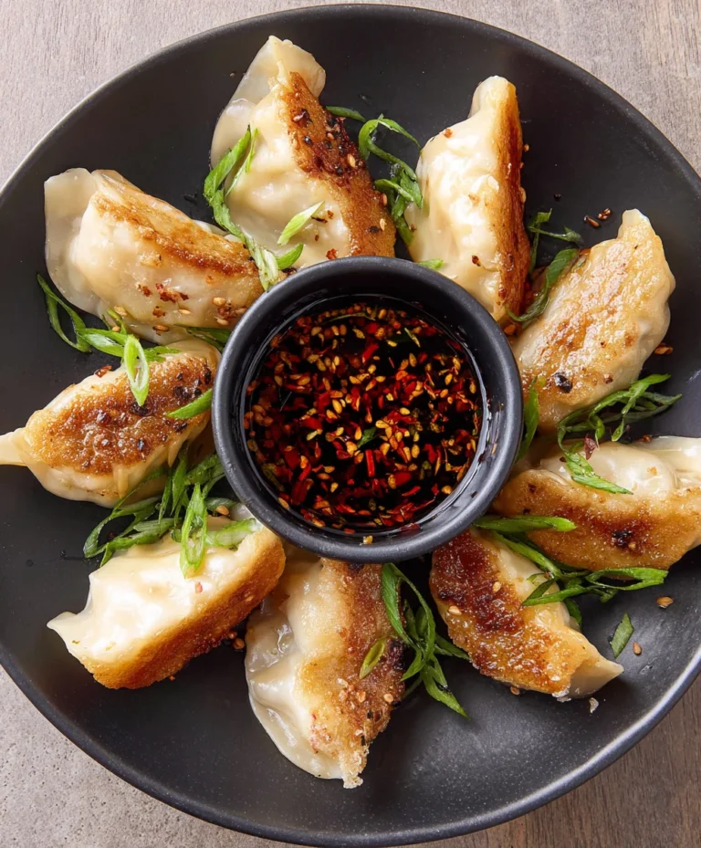 Easy Pan Fried Chicken Potstickers Recipe