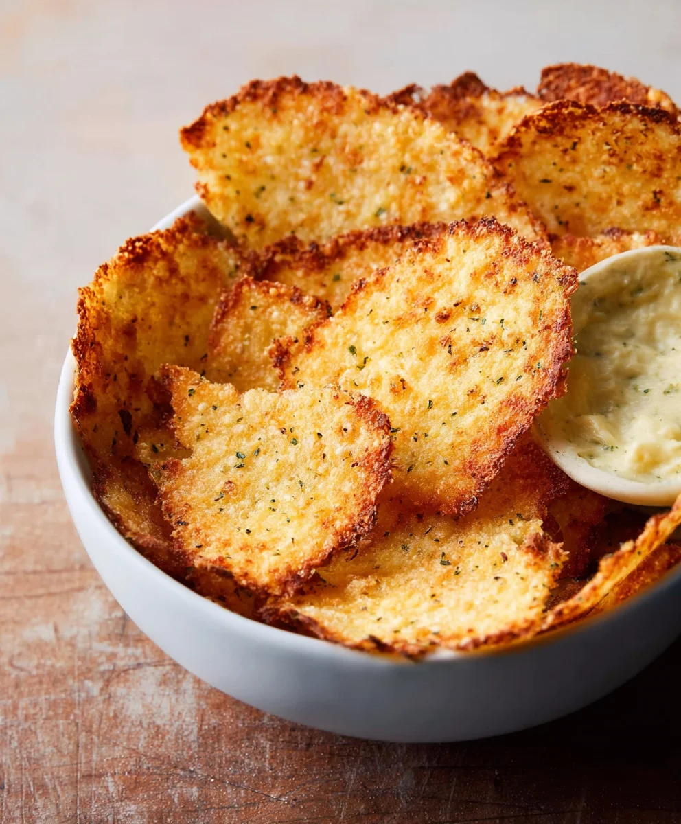 Easy Cottage Cheese Chips- Healthy Snack Recipe